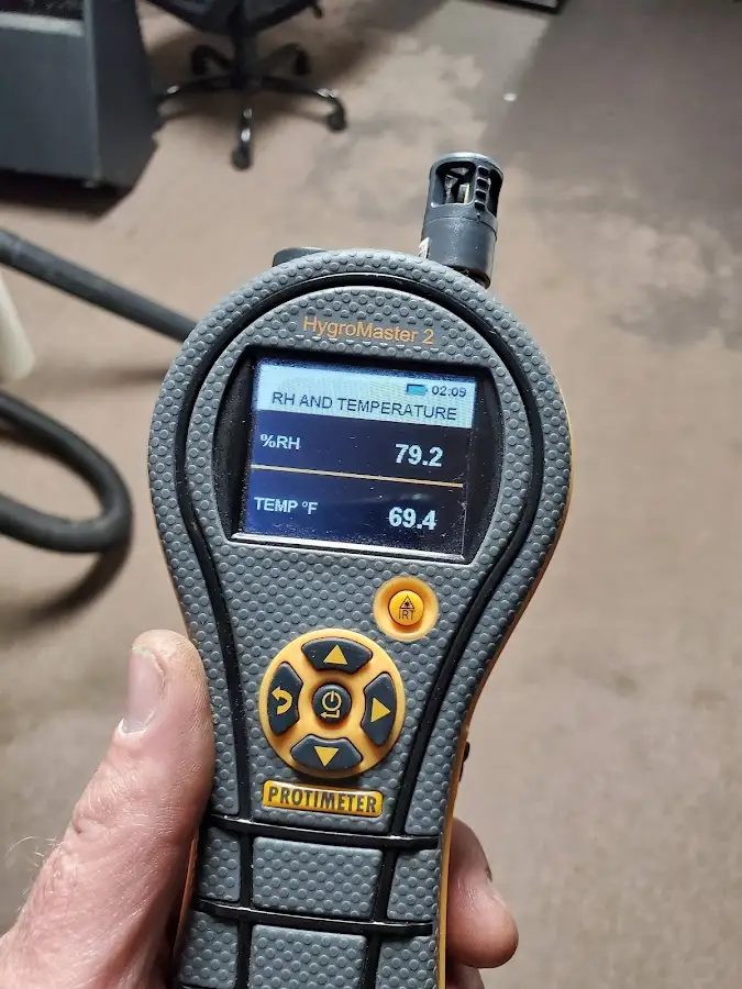 Moisture meter humidity assessment for Fire & Smoke Damage Restoration in Waterville